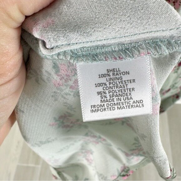 Wayf Longline Floral Print Halter Maxi Dress Size M - Picture 11 of 11